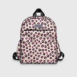 Детский рюкзак Леопардовый принт розовый