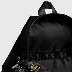 Детский рюкзак Стимпанк Черный фон, цвет: 3D-принт — фото 2