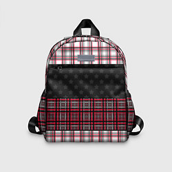 Детский рюкзак Комбинированный красно-серый