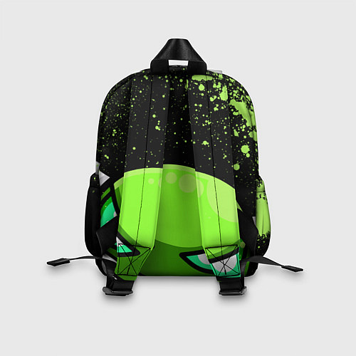 Детский рюкзак Geometry Dash Green / 3D-принт – фото 2