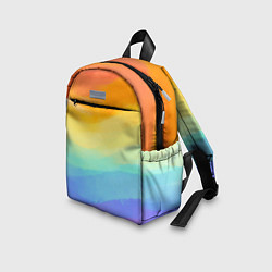 Детский рюкзак РАДУЖНЫЕ ВОЛНЫ RAINBOW WAVES Z, цвет: 3D-принт — фото 2