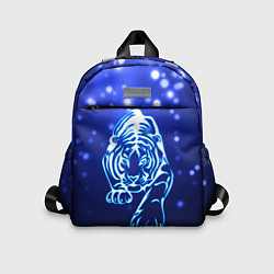 Детский рюкзак Неоновый тигр, цвет: 3D-принт
