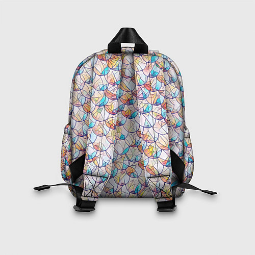 Детский рюкзак Разноцветная чешуя / 3D-принт – фото 2