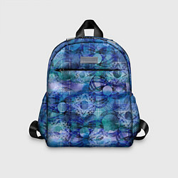 Детский рюкзак Абстракция - акварельный узор, цвет: 3D-принт