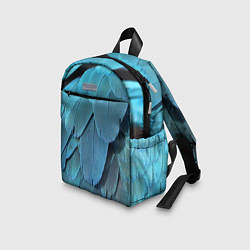 Детский рюкзак Перья попугая, цвет: 3D-принт — фото 2