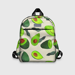 Детский рюкзак Авокадо - фруктовый паттерн