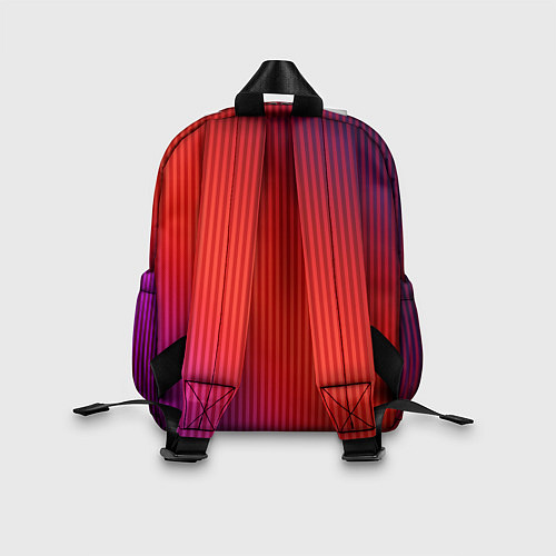 Детский рюкзак Оранжево-фиолетовый градиент / 3D-принт – фото 2