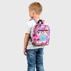 Детский рюкзак Кролик и косметика, цвет: 3D-принт — фото 2
