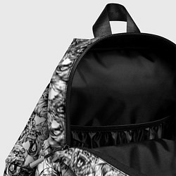 Детский рюкзак Злые Гориллы - Паттерн, цвет: 3D-принт — фото 2