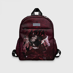 Детский рюкзак Аста Черный клевер Red style, цвет: 3D-принт