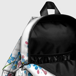 Детский рюкзак Букет голубых цветов, цвет: 3D-принт — фото 2