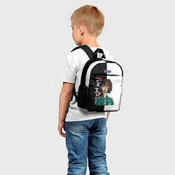 Детский рюкзак ИГРА В КАЛЬМАРА НОМЕР 067 SQUID GAME, цвет: 3D-принт — фото 2
