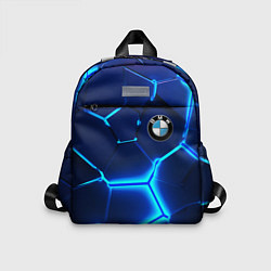 Детский рюкзак BMW LOGO 3Д ПЛИТЫ ГЕОМЕТРИЯ, цвет: 3D-принт