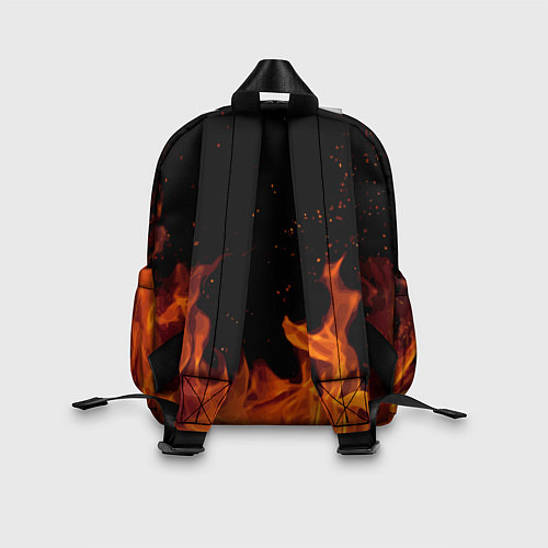 Детский рюкзак ROBLOX FIRE РОБЛОКС ОГОНЬ ПОЖАРНЫЙ / 3D-принт – фото 2