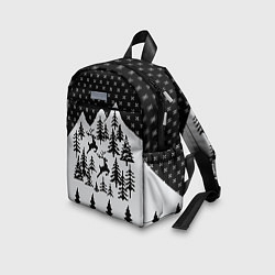 Детский рюкзак Северные Олени в Горах, цвет: 3D-принт — фото 2