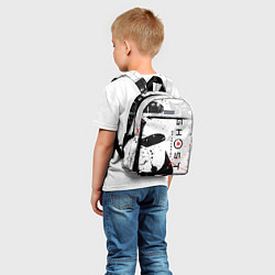 Детский рюкзак GHOST OF TSUSHIMA ПРИЗРАК ЦУСИМЫ БЕЛЫЙ, цвет: 3D-принт — фото 2