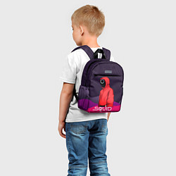 Детский рюкзак Игра в кальмара сериал, цвет: 3D-принт — фото 2