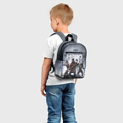 Детский рюкзак МЕТРО ИСХОД АРТЁМ ,ЯДЕРНАЯ ЗИМА METRO EXODUS, цвет: 3D-принт — фото 2
