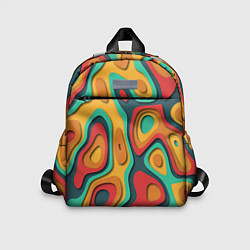 Детский рюкзак 3D узор Color, цвет: 3D-принт