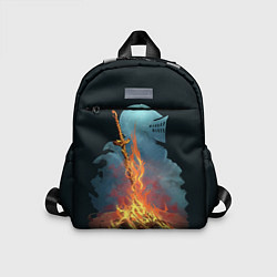 Детский рюкзак Witcher 3 костер, цвет: 3D-принт