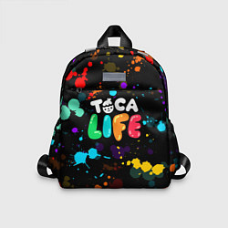 Детский рюкзак TOCA BOCA RAINBOW PAINTS ТОКА БОКА РАДУЖНЫЕ КРАСКИ, цвет: 3D-принт