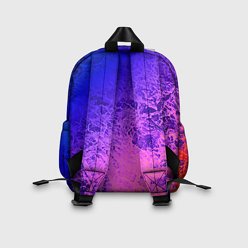 Детский рюкзак Абстрактный пурпурно-синий / 3D-принт – фото 2