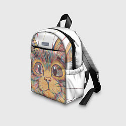 Детский рюкзак A 018 Цветной кот, цвет: 3D-принт — фото 2