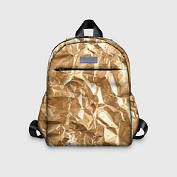 Детский рюкзак Мятая Фольга, цвет: 3D-принт