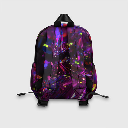 Детский рюкзак Фиолетовый бриллиант / 3D-принт – фото 2