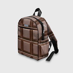 Детский рюкзак Шоколадная плитка, цвет: 3D-принт — фото 2