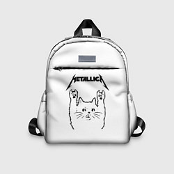 Детский рюкзак Metallica Meowtallica, цвет: 3D-принт