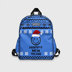 Детский рюкзак Свитер смайл, цвет: 3D-принт