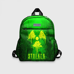 Детский рюкзак STALKER LOGO RADIATOIN NEON TOXIC, цвет: 3D-принт