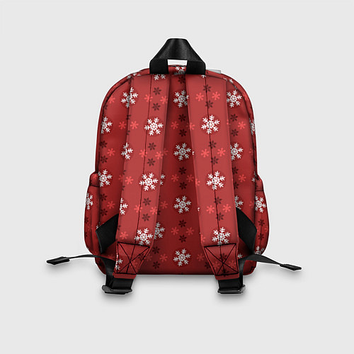 Детский рюкзак Snowflakes / 3D-принт – фото 2
