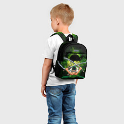 Детский рюкзак Зоро Ророноа с катанами Ван пис, цвет: 3D-принт — фото 2