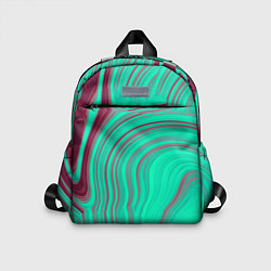 Детский рюкзак Зеленый прилив, цвет: 3D-принт