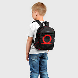 Детский рюкзак GOD OF WAR CRATOS LOGO, цвет: 3D-принт — фото 2