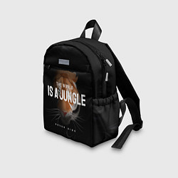 Детский рюкзак Тигр Мир - это джунгли никогда не прячься, цвет: 3D-принт — фото 2