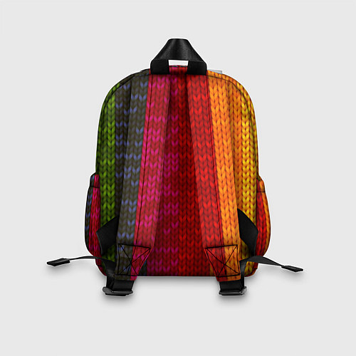 Детский рюкзак Вязаная радуга / 3D-принт – фото 2