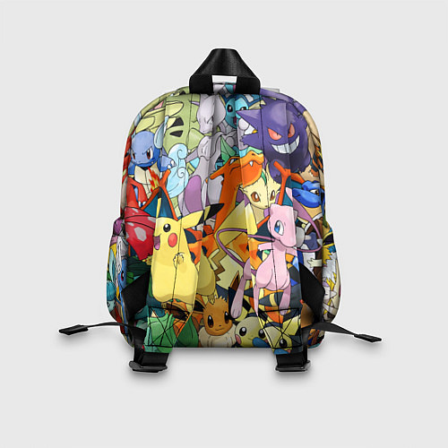 Детский рюкзак АНИМЕ, ПОКЕМОНЫ ВСЕ ПЕРСОНАЖИ POKEMON / 3D-принт – фото 2