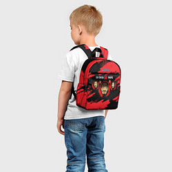 Детский рюкзак СЕРИАЛ БУМАЖНЫЙ ДОМ, LA CASA DE PAPEL BELLA CIAO, цвет: 3D-принт — фото 2