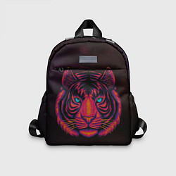 Детский рюкзак Тигр Tiger голова, цвет: 3D-принт