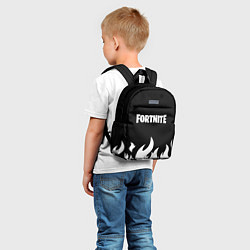 Детский рюкзак Fortnite Огонь, цвет: 3D-принт — фото 2