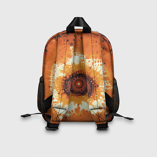 Детский рюкзак Оранжевый взрыв - коллекция Путешествие - Хуф и Ся / 3D-принт – фото 2