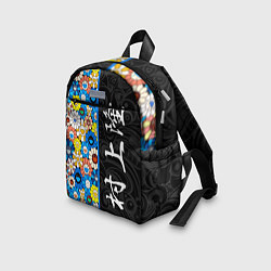 Детский рюкзак Такаси Мураками Иероглифами, цвет: 3D-принт — фото 2