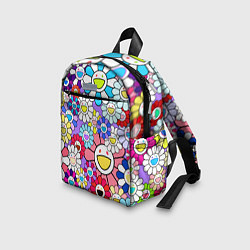 Детский рюкзак Цветы Takashi Murakami, цвет: 3D-принт — фото 2
