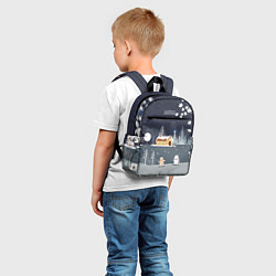 Детский рюкзак Снеговики и Мишки 2022, цвет: 3D-принт — фото 2