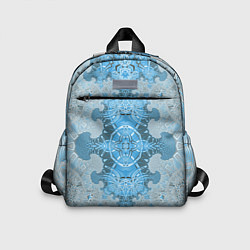 Детский рюкзак Коллекция Фрактальная мозаика Голубой 292-6-n Низ, цвет: 3D-принт