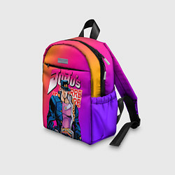 Детский рюкзак JOJO BIZARRE ADVENTURE ДЖО ДЖО ГРАДИЕНТ, цвет: 3D-принт — фото 2