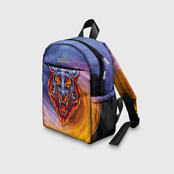 Детский рюкзак Тигр в водно-огненной стихии, цвет: 3D-принт — фото 2
